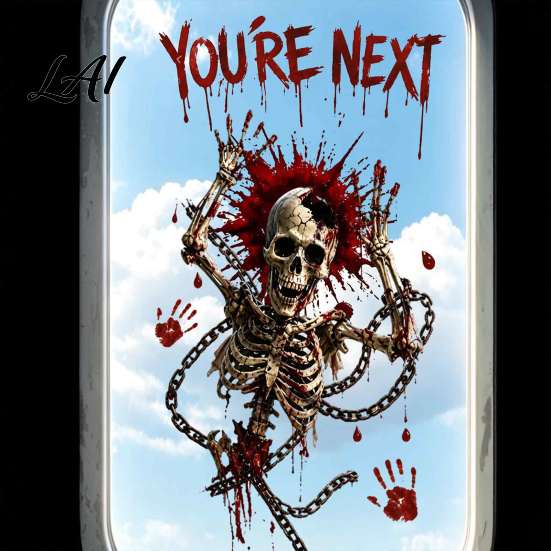 Interior Exterior Window Decorations Halloween Static Clings Skeleton Ghost Wall Sticker with Blood Reusable PVC Film Handprints Scary Decor