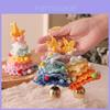 Christmas Tree Crochet Decorations Set With Plush Material For Holiday Home Decor