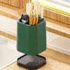 Plastic Rotating Cutter Holder Large Capacity Kitchenware Storage Box Chopstick Cage  for Home