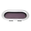 RV Window Waterproof Excellent Sealing UV Protection Round Corner RV Portlight Window for Boat