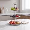 Serving Tray Stand Stainless Steel Appetizer Food-Grade for Buffets, Hosts
