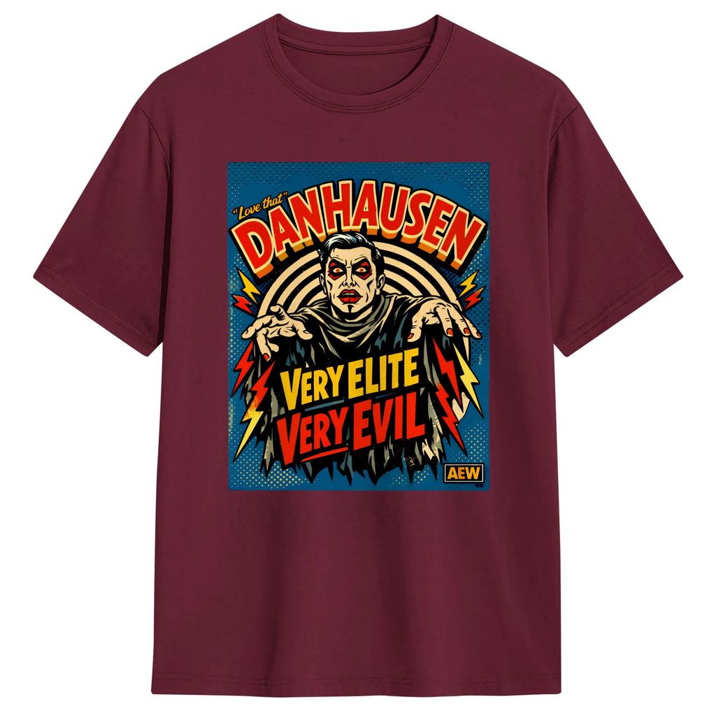 Danhausen Wrestling AEW T-Shirt Sommer Baumwoll-T-Shirts Für Herren Mode Lässiges T-Shirt Kurzarm Y2K Retro Kleidung