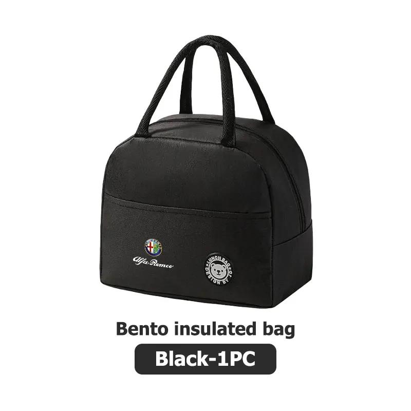 For Alfa Romeo 2026 Hot Sticker For Alfa Romeo Portable Bento Bag Thickened Insulated lunch Box Handbag Insulation Bag 159 Giuli