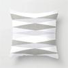 Nowe Nordic Szare Geometryczne Poszewki na Poduszki Poliestrowe Poszewki na Poduszki Dekoracyjne Nowoczesna Moda Salon Sofa Łóżko Poszewka na Poduszkę 45X45cm
