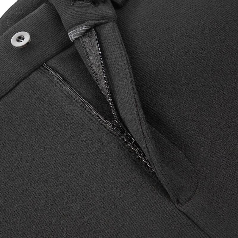 Qipai Men's Fleece-Lined Stretch Knit Casual Business Trousers