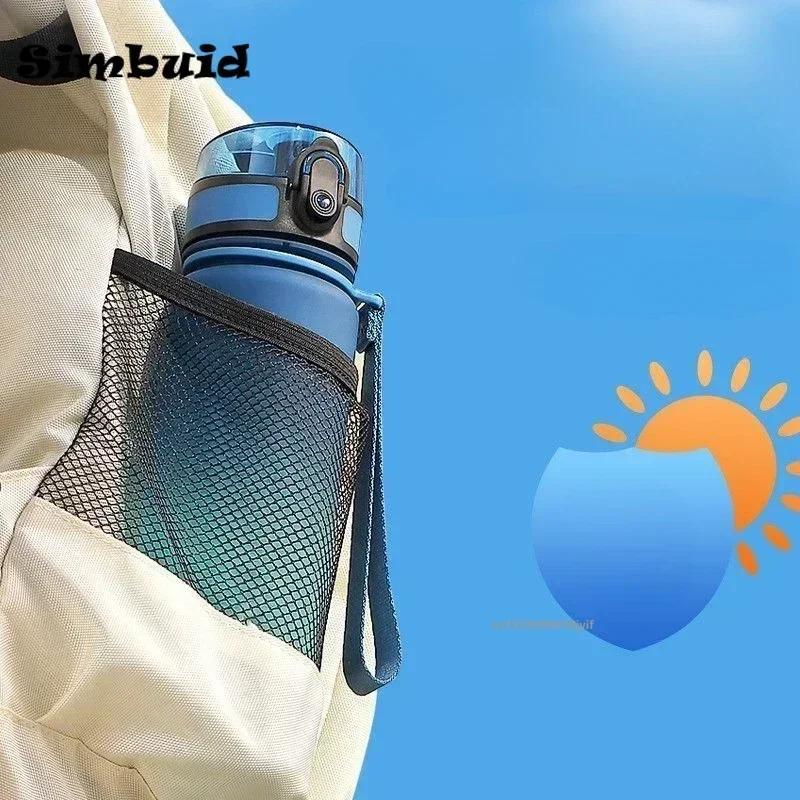 1 Liter/500ml/650ml Water Bottle Motivational Sports Bottle Leak Proof Plastic Drinking Cup Outdoor Travel Gym Fitness Jugs