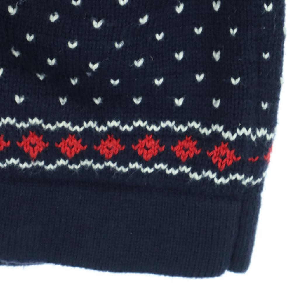 Polo Ralph Lauren Nordycki wzór Długi rękaw Szalowy kołnierz Dzianinowa kurtka 150 Dziecięca Używana