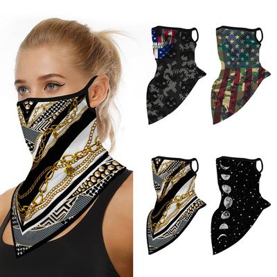 Summer Breathable Cycling Bandana Sport Half Face Cover Mask Running Hiking Skiing Triangle Neck Warmer Scarf