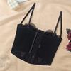 Slim fit Lace Camisole Hollow Suspender Vest Fashion Lace Corset  Ladies
