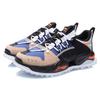 Li Ning Abrasion Resistant Thermal Low top Running Shoes Unisex Blue Apricot Black AGLR011-3