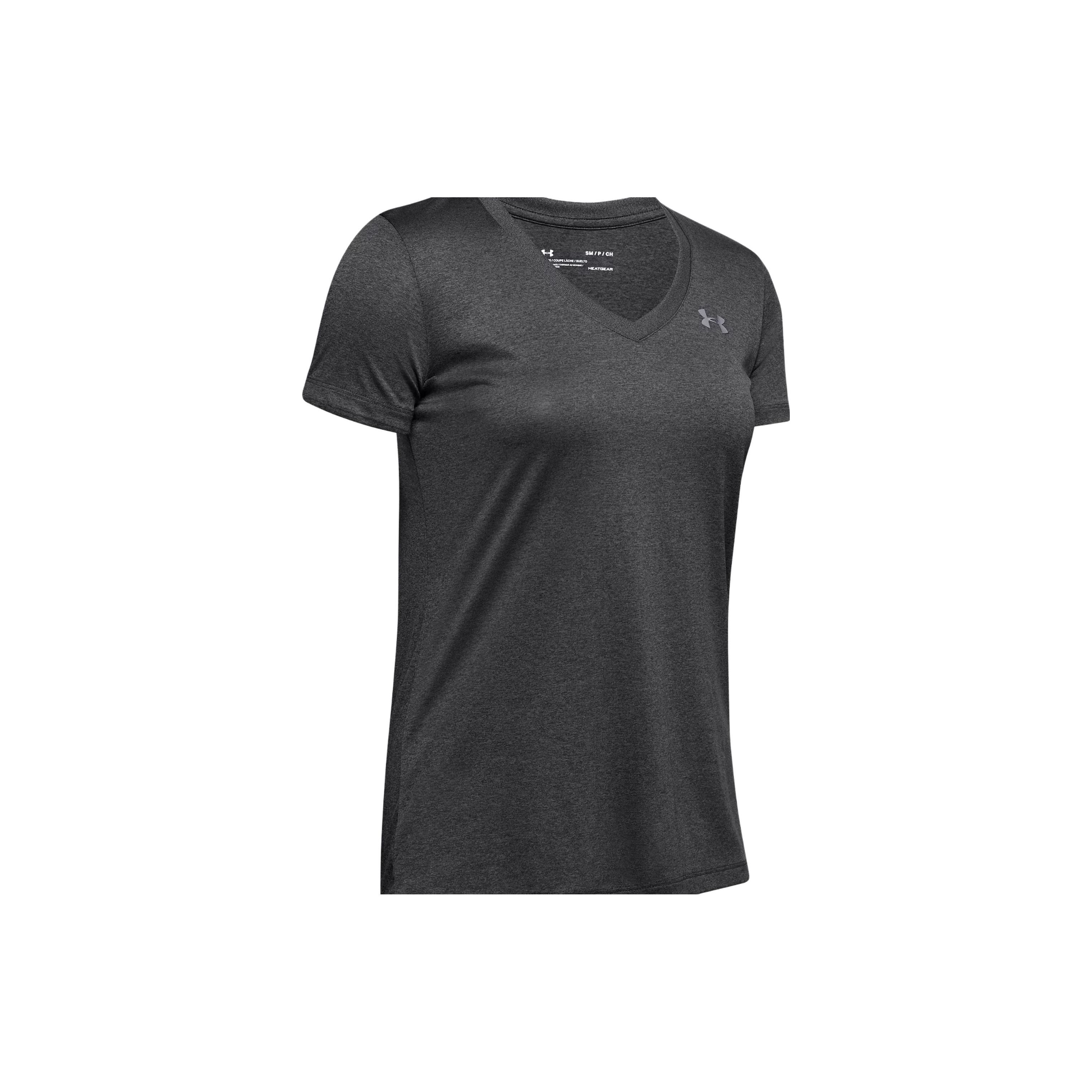 

Under Armour Женская футболка с коротким рукавом и круглым вырезом с принтом логотипа Серый 1255839-090 XS