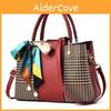 Stylish Vintage Stripe Pattern Medium Tote Bag For Women Perfect For Moms With Dual Shoulder Straps