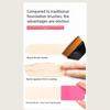 Flat Edge Silicone Makeup Brush Gentle Streakless Coverage Nonabsorbent Quick Wash Long Lasting Beauty Essential