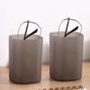 1pc - Simple Transparent Pen Holder Creative Plastic Matte Pen Holder Stationery Office Desktop Storage Pen Holder