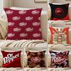 Fashion DDR PPEPPER Art Cushion Cover Silky Short Plush DoubleSided Printed Pillow Case for Sofa All Seasons Home Decor Gift
