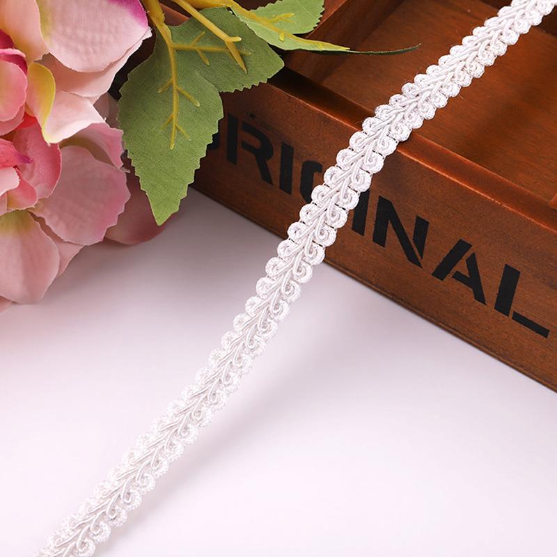 40 Yards Braided Lace Wedding Decoration Fabric Curve Lace Trim Ribbon DIY Craft Sewing Accessories Centipede Lace Wholesale