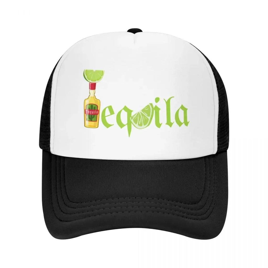 TEQUILA Baseball Cap Snapback Unisex Women Baseball Cap Trucker Cap Unisex Outdoor Mesh Net Caps Fahsion