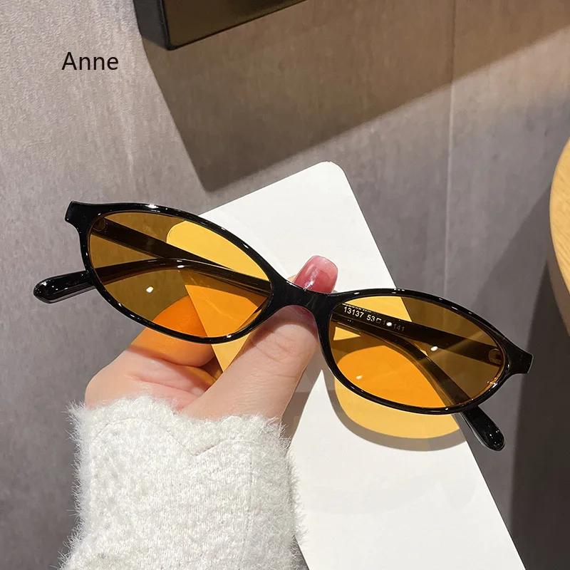 Sexy Small Oval Women Sunglasses New Fashion Leopard Brown Sun Glasses Female Retro Colorful Shade Eyeglass luxury designer