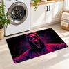 Flannel Kitchen Mat Scream Ghostface Soft Area Rug Non Slip Floor Carpet Home Decoration