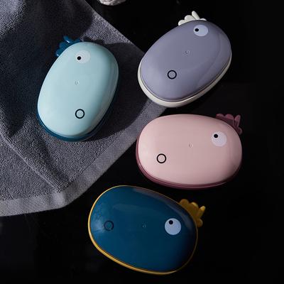 Doppelschichtige Seifenbox Haushalt Abfluss mit Deckel Freies Stanzen Niedlich Studentenwohnheim Reise Seifenetui Badezimmerzubehör