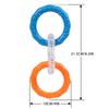 Tug Rings For Dogs 3 Rings Puller Dog Bite Toy Interactive Biting Game Pet Supplies Promotes Teeth Care Exercise Equipment For