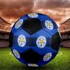 SIZE 5 Leicester City FC Soccer Ball Colorful All Ages Machine Stitched PVC Competition Ready Durable High-Bounce