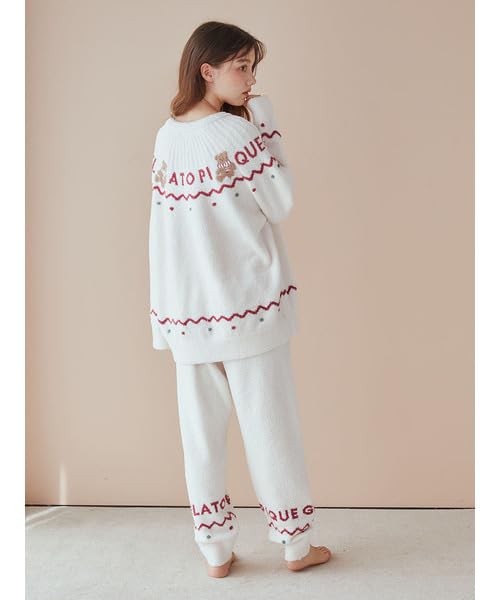 Exclusive Nordic pullover and long pants set PWNT245198 IVR [Gelato Pique] [HOLIDAY] Women's