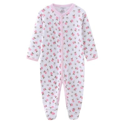 Baby Girl Clothes Flower Pattern Cotton Long Sleeve Newborn Clothing Romper Jumpsuits Costumes Infantil Toddler Clothes