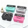 New creative portable piggy bank storage box, small piggy bank with key storage box change