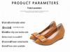 Women's Spring/Autumn Wedge Loafers: Comfortable Pointed Toe with Hidden Height and Soft Sole