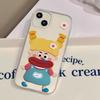 Big red mouth snot girl for iPhone17promax Apple 17 matte phone case 16/15 anti-drop 14
