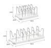 Telescopic Multi-Function Kitchen Rack for Pots, Lids, and Plates