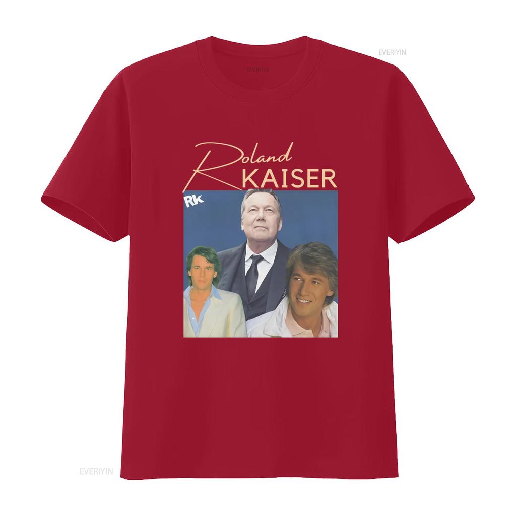 T-shirt Concerto Roland Kaiser Gadget per Fan con Design Stile Vintage Vintage Lavata Casual Grafica Elastica Traspirante Unisex