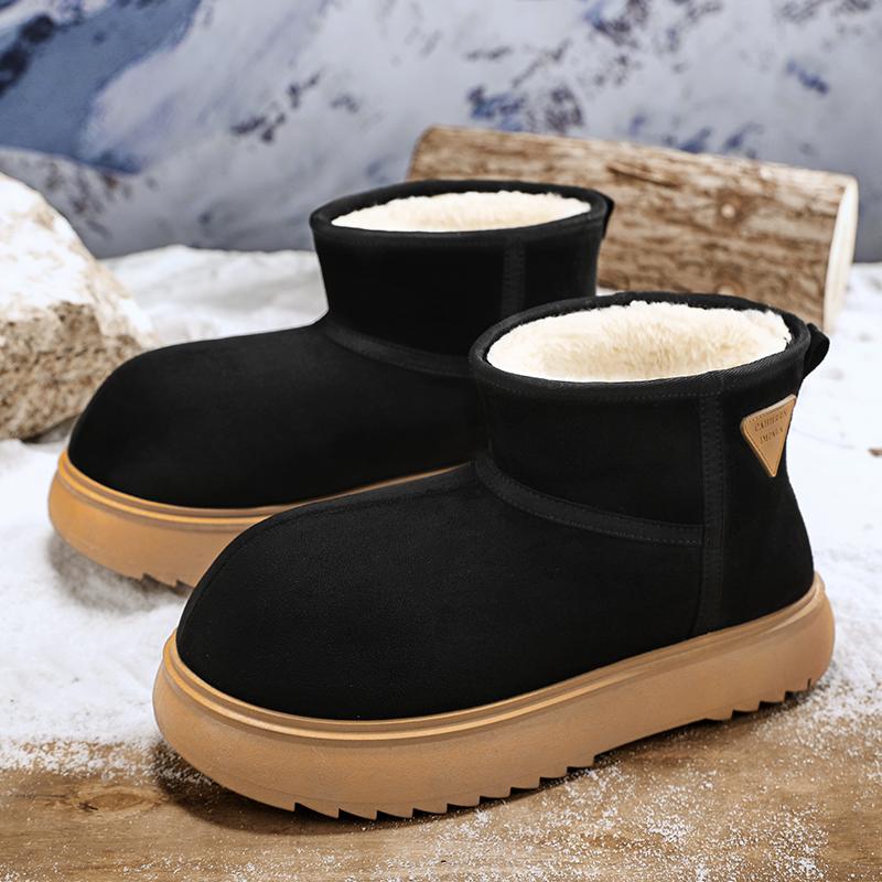Fashion Winter New Platform Men and Women Snow Boots Casual Slip-on Botas Altas Plush Warm Home Cotton Shoe Classic Lovers Ankle Boots