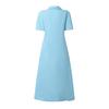 ZANZEA Women Casual Turn Down Collar Summer Short Sleeve Dress