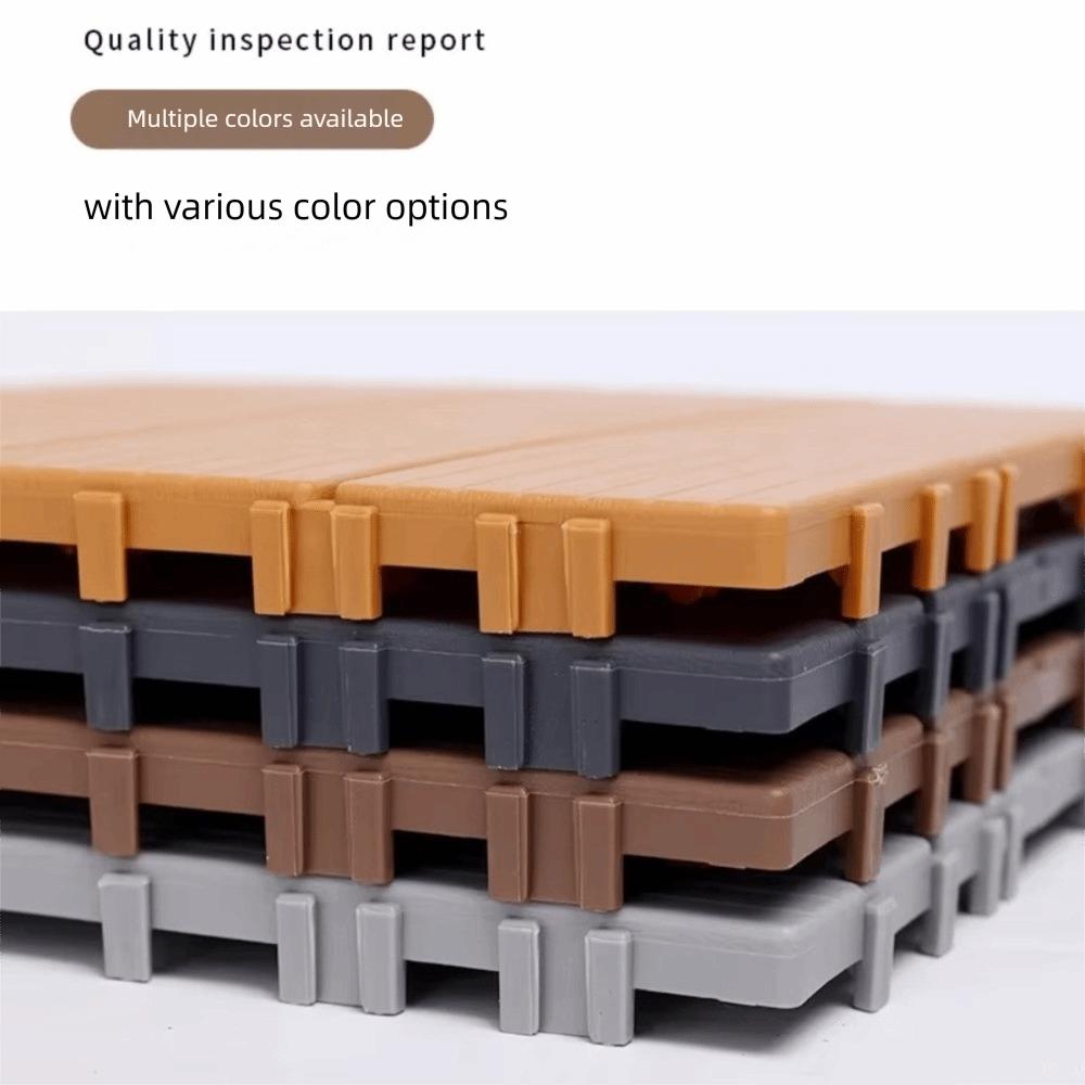 Anti-corrosion Balcony Flooring Waterproof Garden Flooring DIY Splicing Floor Boards  Renovation