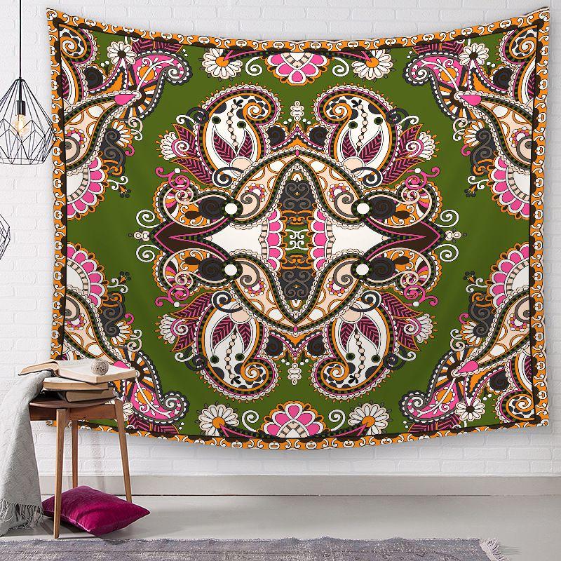 Elegant Wall Hanging Tapestries Flower City Printed Home Decoration Blanket For All Occasions