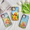 Winnie the Pooh Phone Case for Iphone 16 15 14 13 12 11 Pro Max Mini 8 Plus Se Xr X Xs Fundas Shell PC+TPU Cover