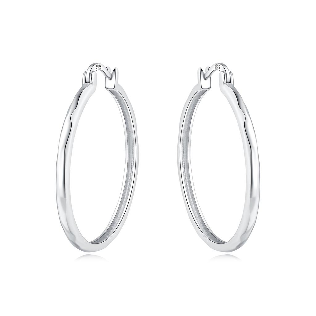 925 Sterling Silver Simple Gold U-shaped Earrings Jewelry Versatile Hoop Earrings for Women Jewelry Fine Birthday Party Gifts
