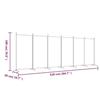 VidaXL Cloison de Séparation 6 Panneaux Séparateur de Pièce Pliable Diviseur Écran d'Intimité Paravent Décoration Salon 350272