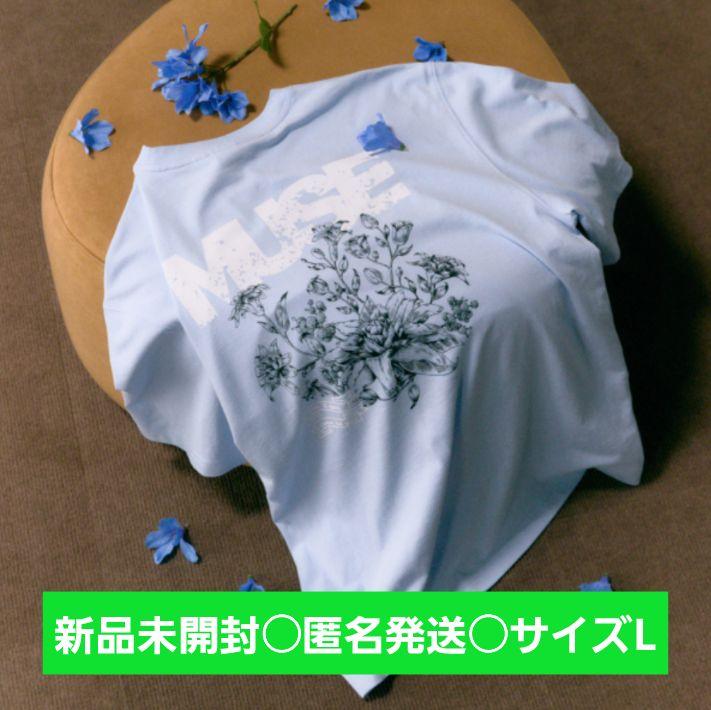 [USED] BTS JIMIN MUSE T-shirt Light Blue L Jimin