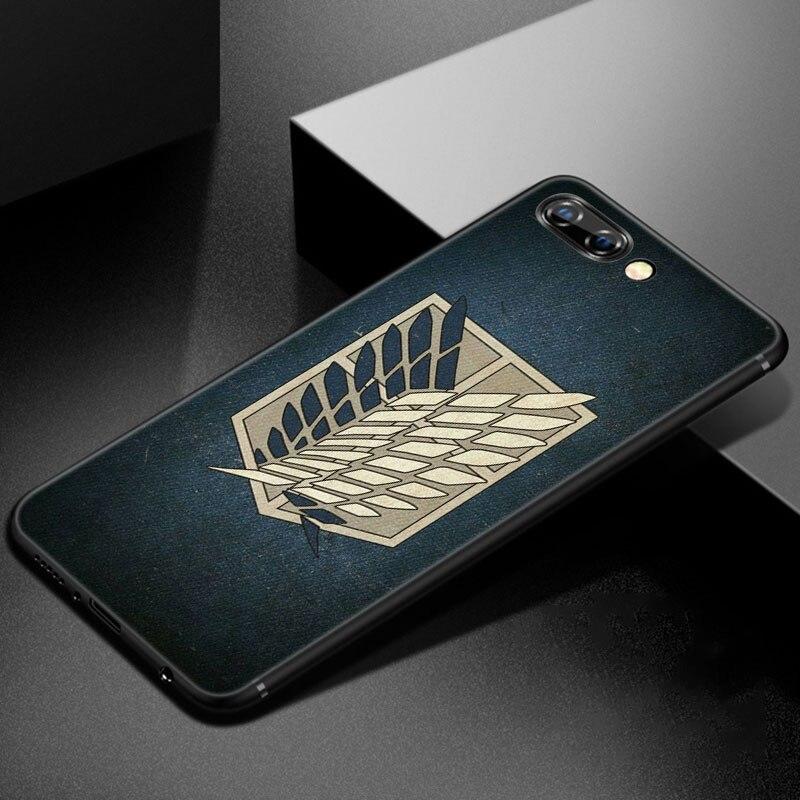 

Чехол для телефона с аниме «Атака Титанов» для Huawei Honor 7A 8A 9X 20 Pro 8 10X Lite 7S 8C 8S 8X 9A 9C 10i 20i 30i 20E 20S, черный чехол Honor 30i