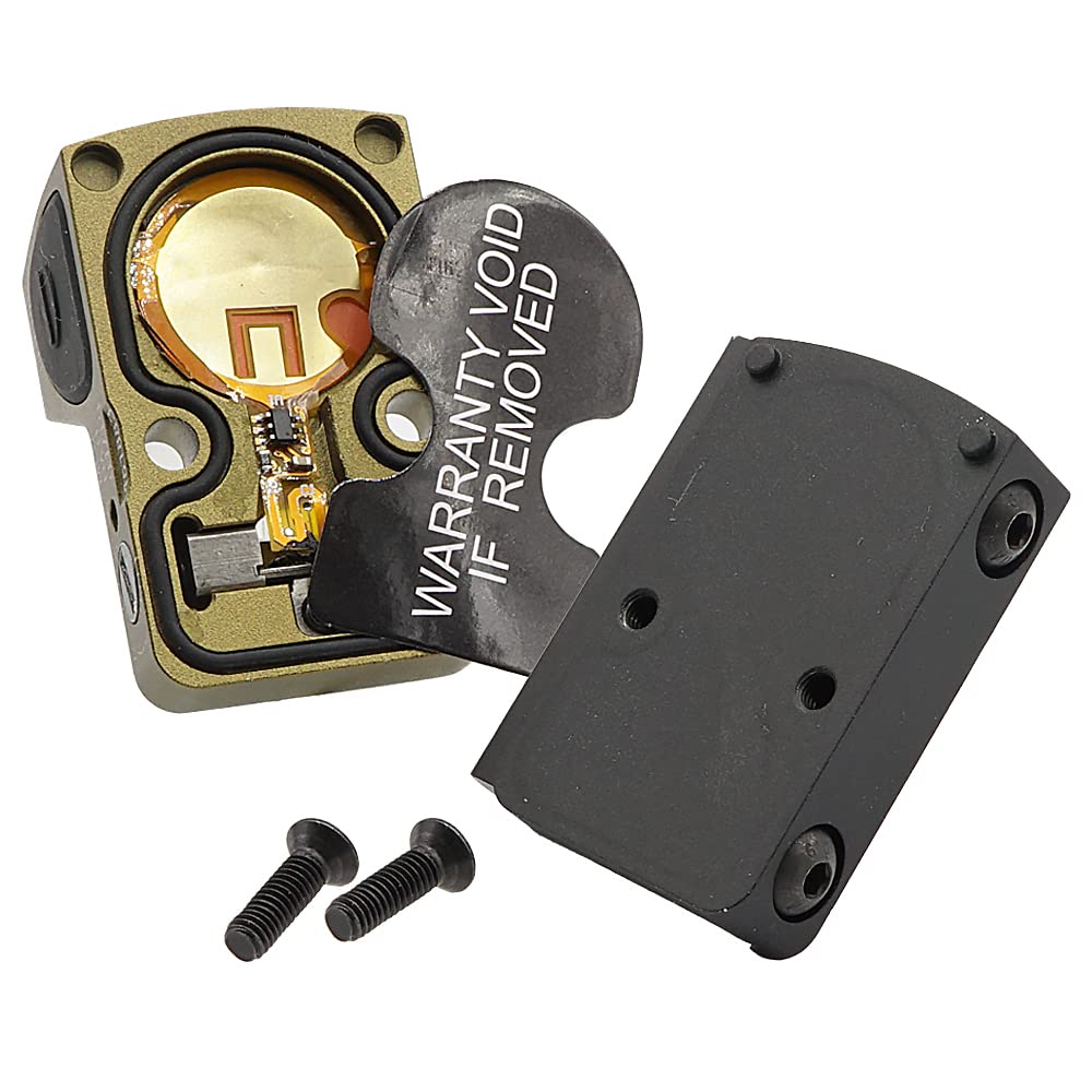 Ryohin Buhin Evolution Gear RMR Red Dot Sight, 6063 Aluminum Alloy CNC Machined Body, Compatible with 20mm Rails, Low Mount, DE (Dark Earth)