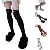 1 Pair Girls Ruffle Lolitas Socks Breathable Cute Long Stockings Sexy Cotton Womens Autumn Winter Warm Thigh High Socks