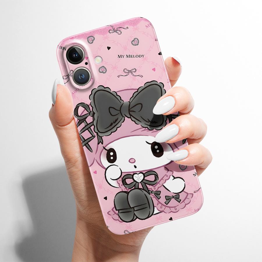 Sanrio Kuromi Cartoon Case for iPhone 17 Air 14 X 13 11 15 Plus XR 16 Pro Max 12 Hard Phone Cover