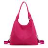 New fashionable textured nylon women's bag lightweight Oxford cloth shoulder large bag handbag large capacity