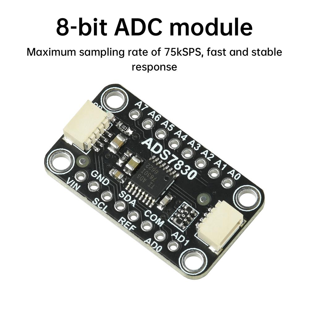 ADS7830 8-bit ADC Analog-To-Digital Converter Module Compatible With STEMMA QT Qwiic
