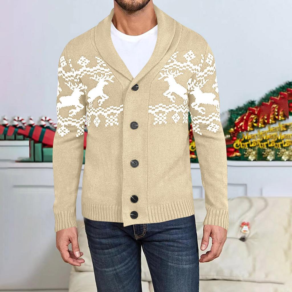 Men's Knitted Cardigan Sweater Jacket Men's Casual And Comfortable Knitted Top