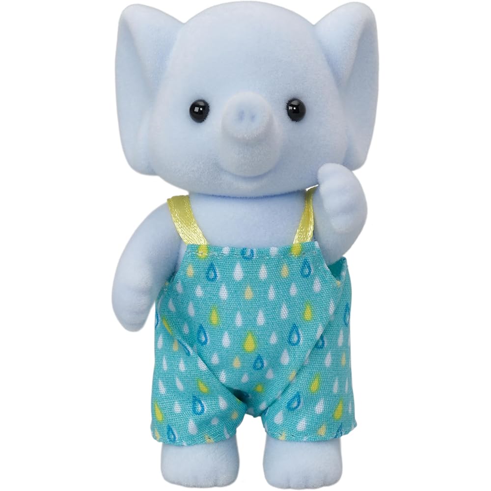 Sylvanian Families Elephant Family Doll Set FS-38 for Ages 3+ Toy Dollhouse