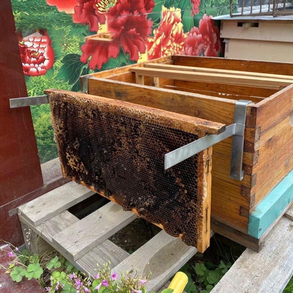 2pcs/set Rustproof Bee Hive Storage Shelf Stable Bee Hive Tool  Bee Colony Tools Supplies